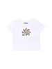 Moschino T-shirt neonato con orsetto Toy bianco