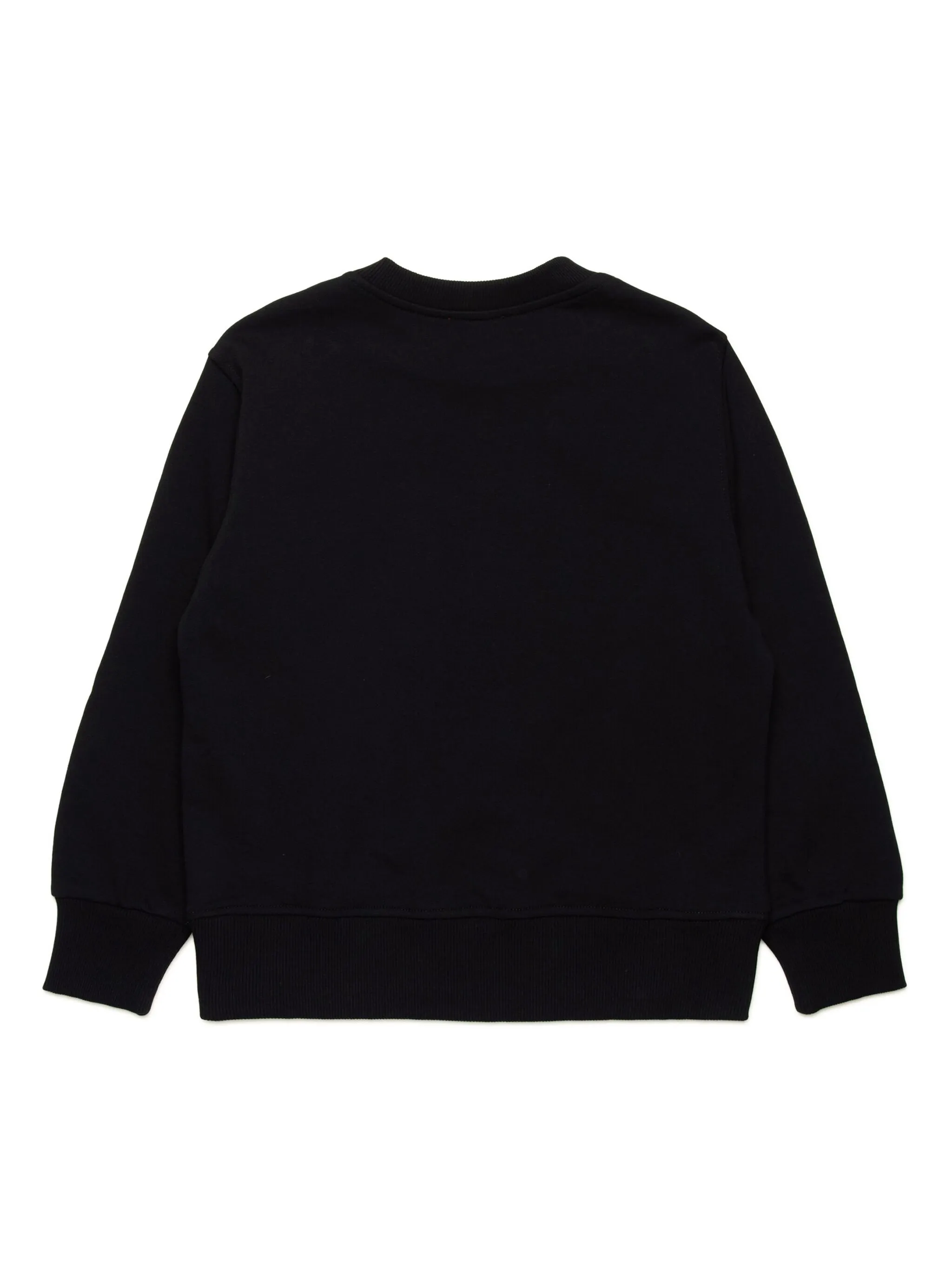 Diesel felpa in cotone con stampa logo nero rosso J02040-KYAVF K9002 DIESEL 