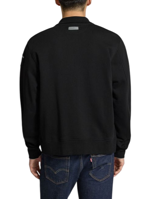 Blauer felpa con zip uomo City nero 25WBLUF01183-006948 999 BLAUER 