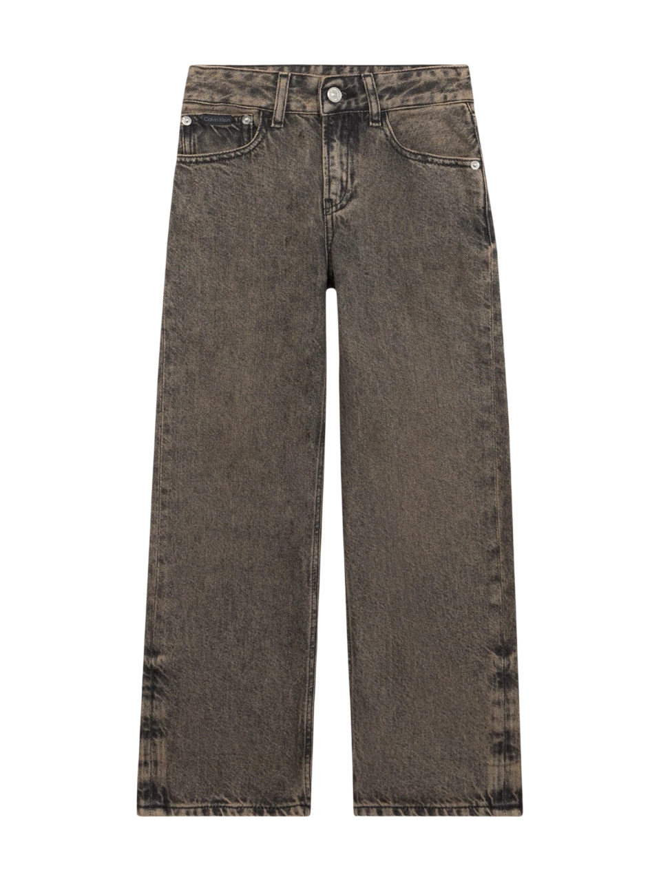 Calvin Klein Jeans jeans bambino Skater fit lavaggio grigio IB0IB02601 1BY Calvin Klein Jeans 