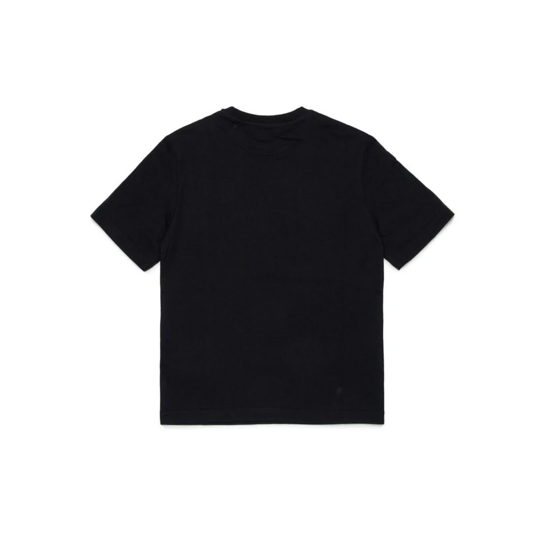 Diesel T-shirt manica corta con logo nero J02477-KYAUN K900 DIESEL 