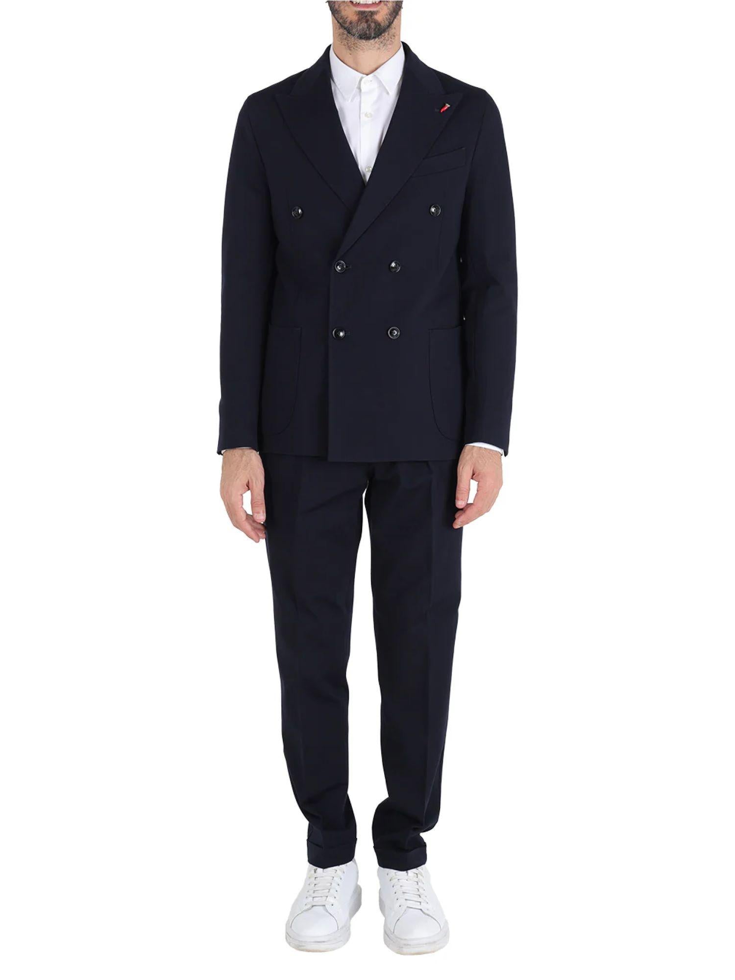 Mulish abito uomo doppiopetto New York blu NEWYORK-ABS117 BLU MULISH 