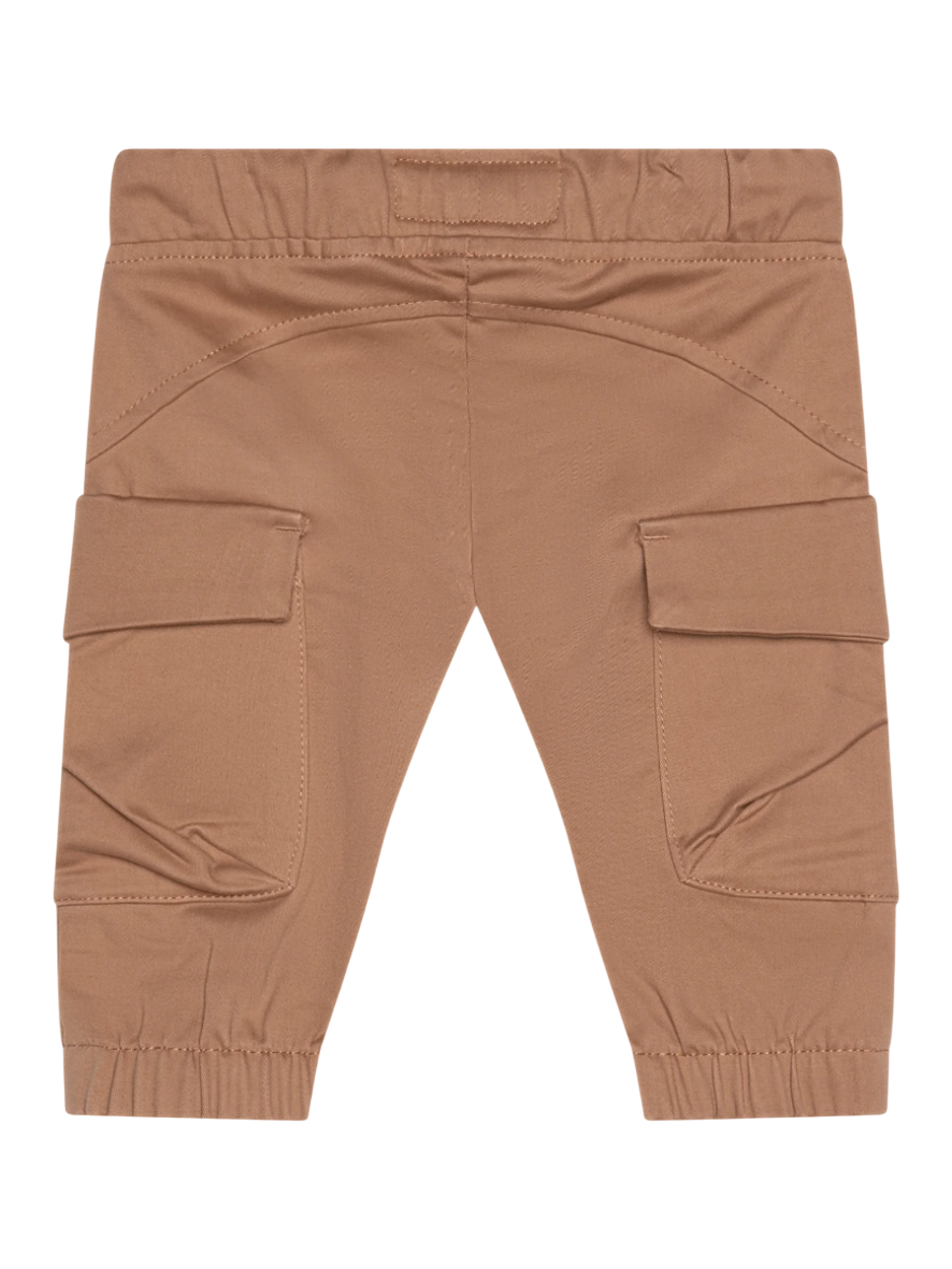 Calvin Klein Jeans pantaloni cargo con tasconi marrone