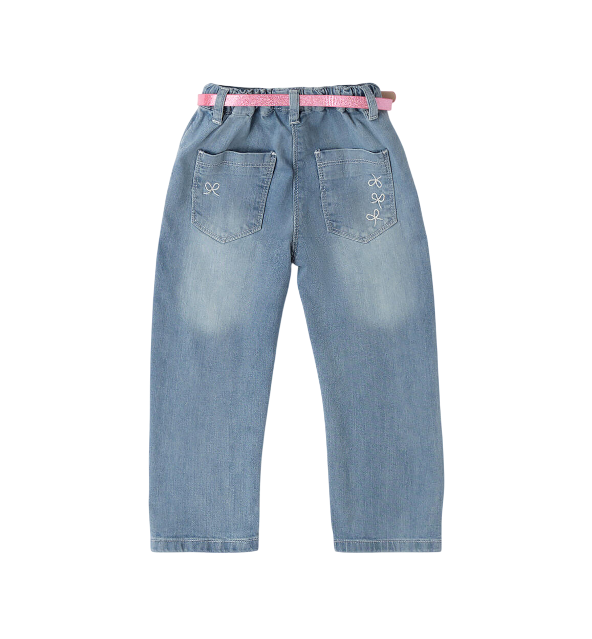 iDo jeans con pinces  bambina con cintura lavaggio blu 4G368 7300 iDO 