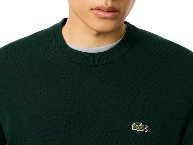 Lacoste maglia girocollo uomo verde AH1985 YZP LACOSTE 