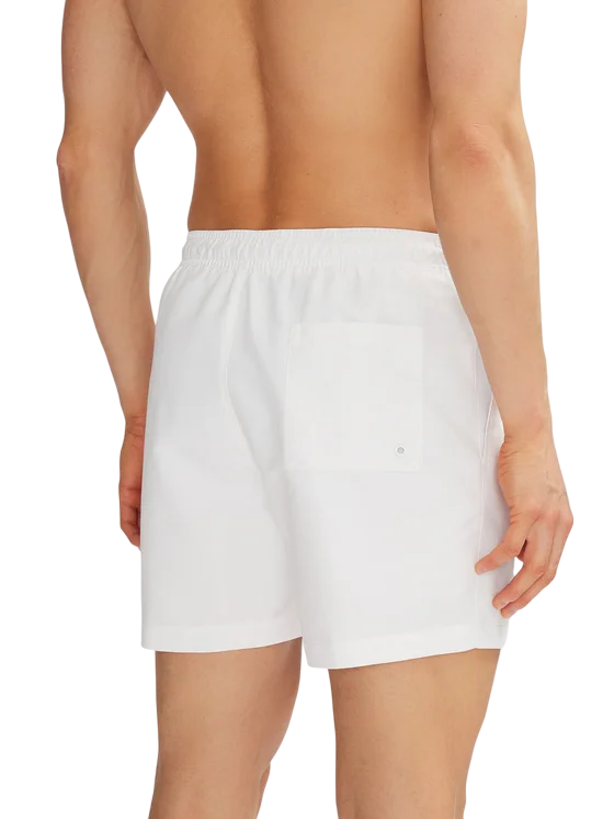 Calvin Klein boxer mare con stampa logo bianco KM0KM01092 YCD Calvin Klein Beachwear 