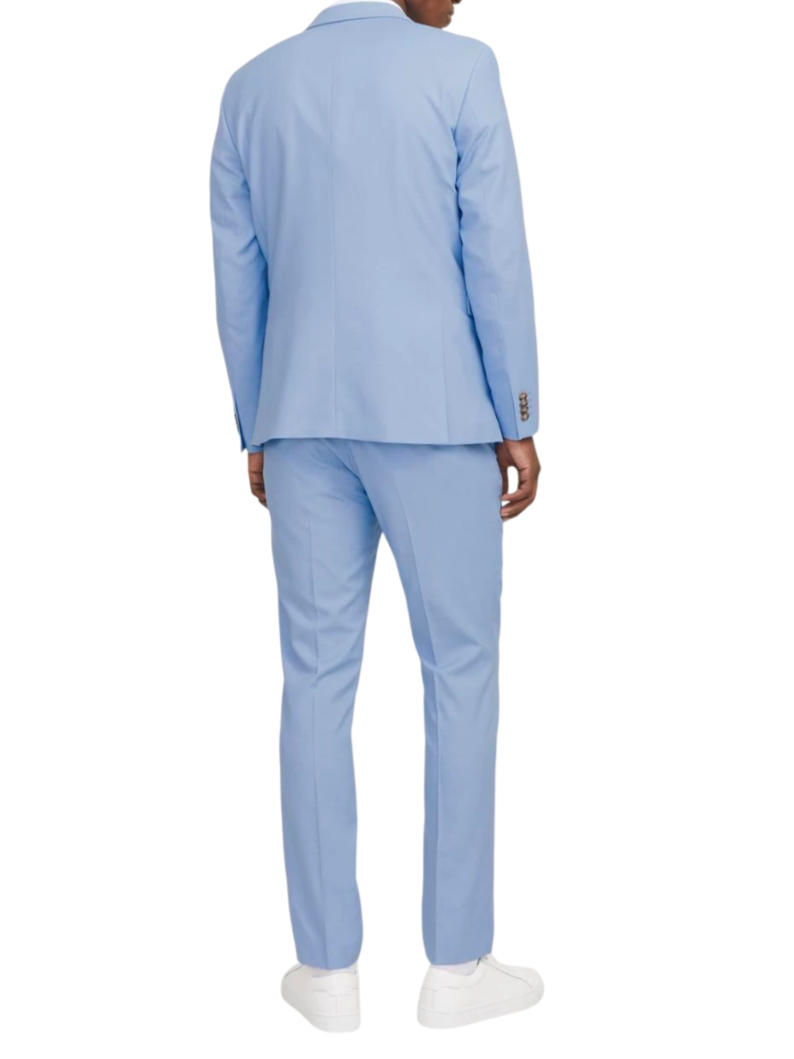 Jack&Jones pantaloni Solaris slim fit azzurro 12141112 CHAMBRAY BLUE JACK&JONES 
