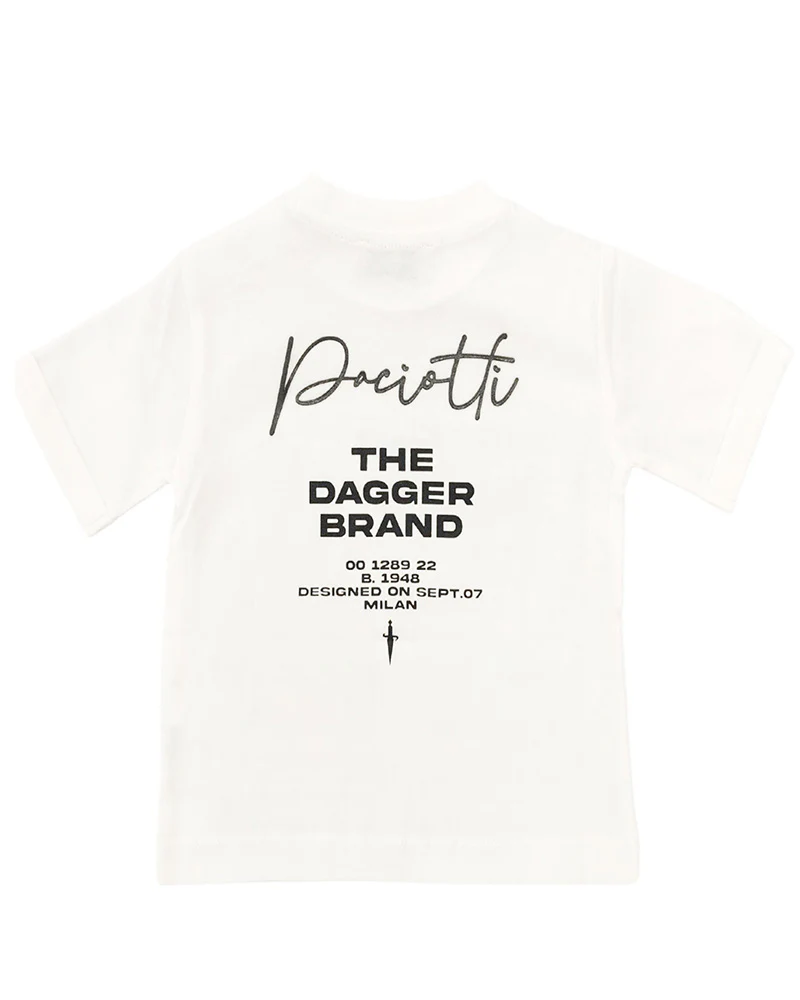 Cesare Paciotti T-shirt manica corta in jersey bianco TSP5113B BIANCO Cesare Paciotti 