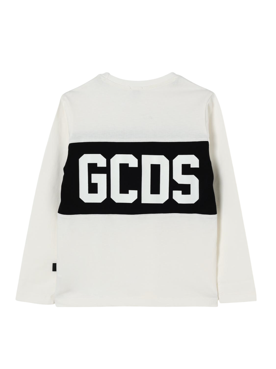Gcds T-shirt manica lunga bambino bianco latte B2JU2214JF1 BONE GCDS 