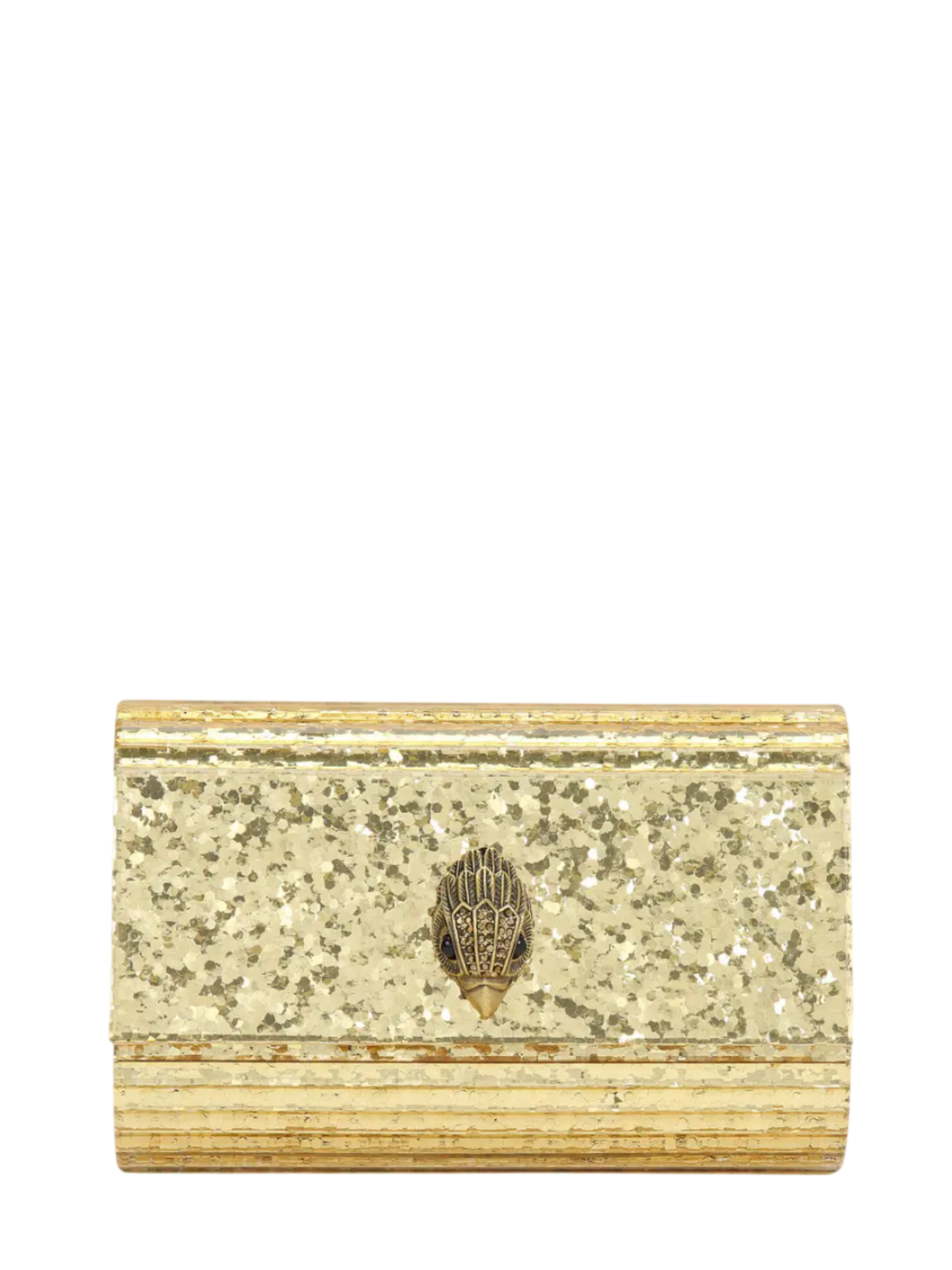 Kurt Geiger clutch Party Eagle con paillettes oro 8764061979 GOLD KURT GEIGER 