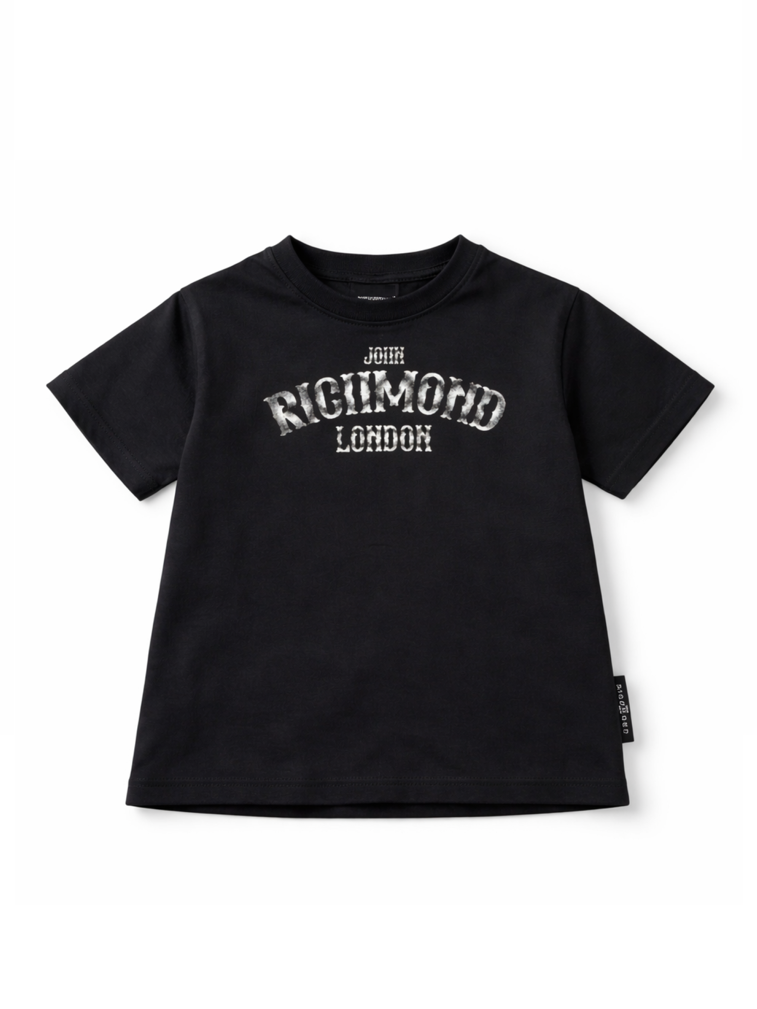 John Richmond T-shirt bambino manica corta Nimega nero RBP26089TS BLACK John RICHMOND 