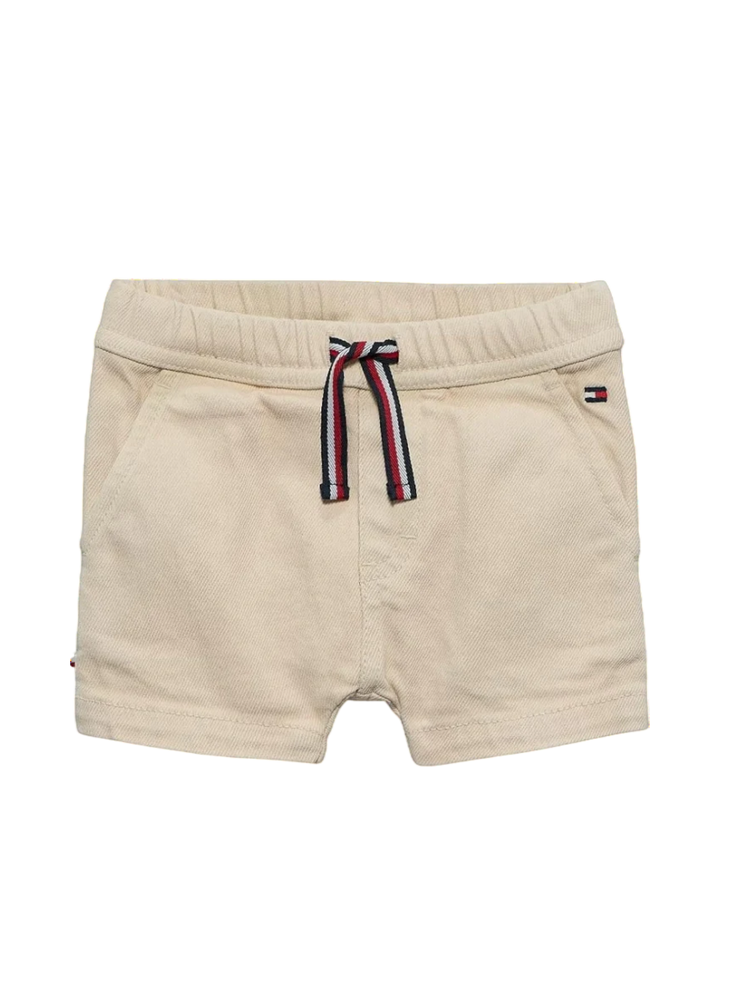 Tommy Hilfiger shorts neonato in denim con coulisse beige KN0KN02350 ACI Tommy Hilfiger 