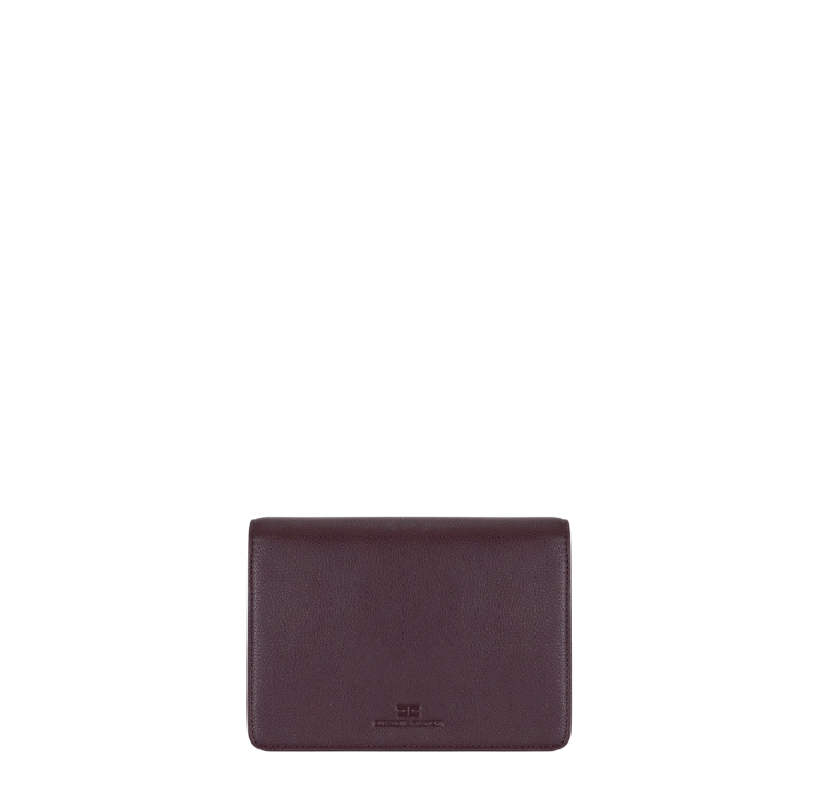 Elisabetta Franchi borsa a tracolla in ecopelle martellata borgogna BS39A56E2 EA4 ELISABETTA FRANCHI 