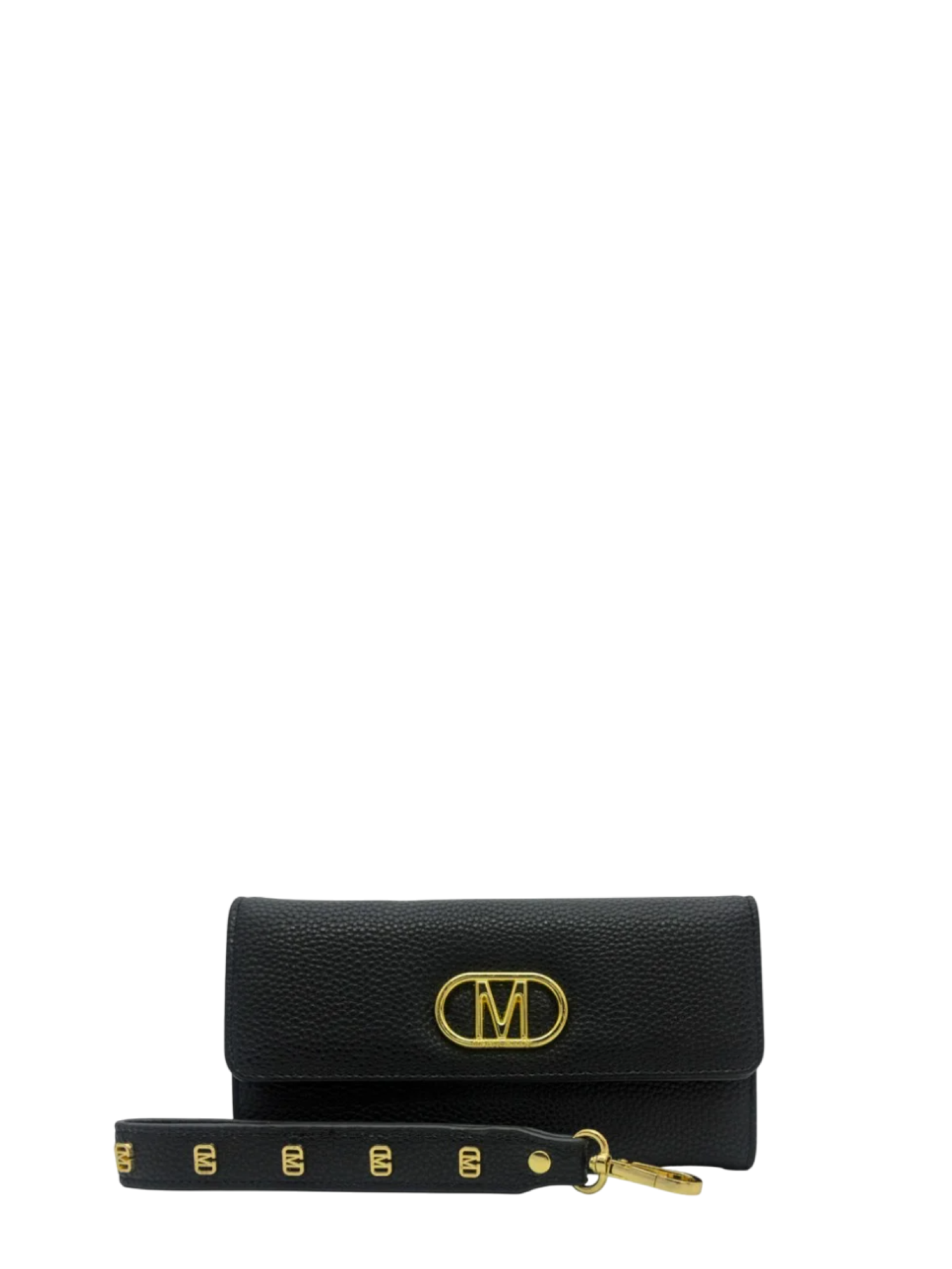 Marc Ellis portafogli in ecopelle martellata laminata Leyla nero LEYLA GR BLACK-GOLD MARC ELLIS 