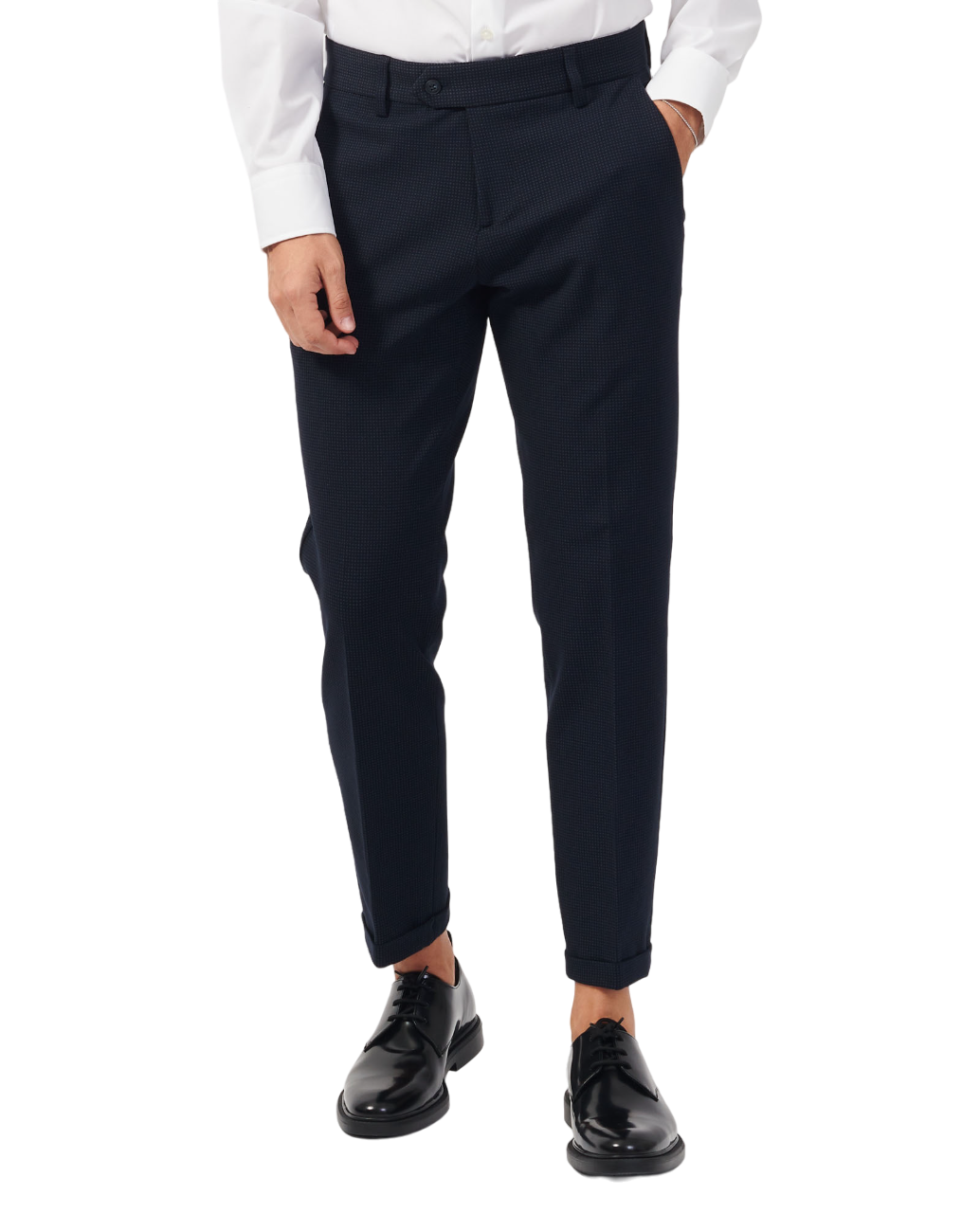 Mulish completo giacca monopetto e pantaloni con motivo puntinato nero ANDROMEDA-ABS990 NERO MULISH 