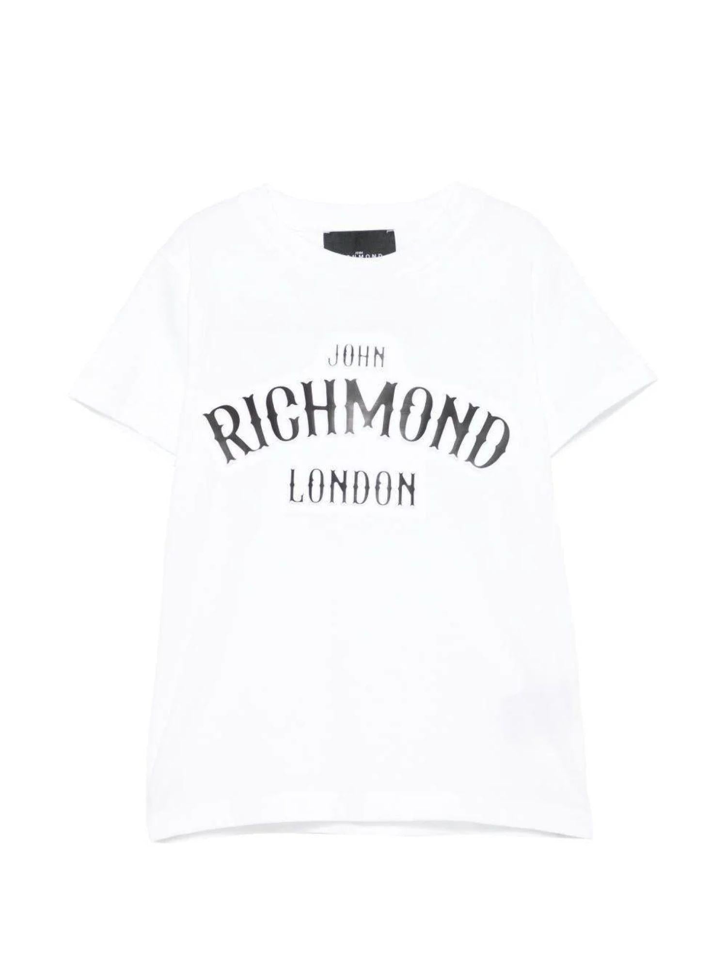 John Richmond T-shirt bambina manica corta bianco RGP26048TS WHITE John RICHMOND 