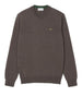 Lacoste maglia uomo in lana tortora melange