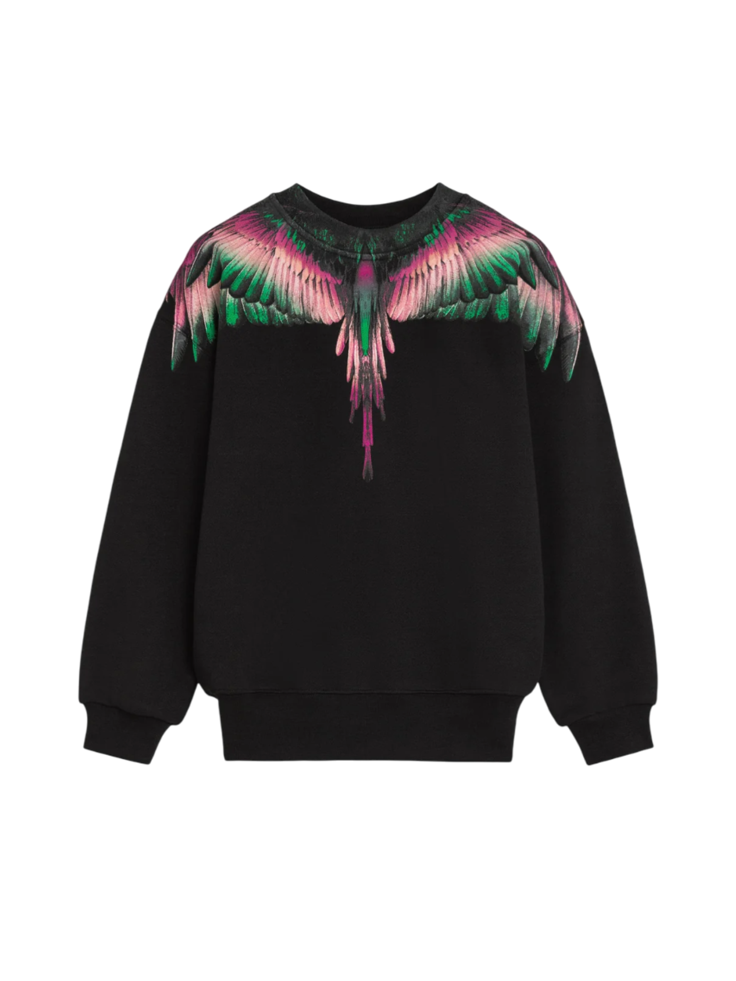 County of Milan felpa bambina con stampa iconica nero F5CMJGSW015 110 COUNTY OF MILAN KIDS 