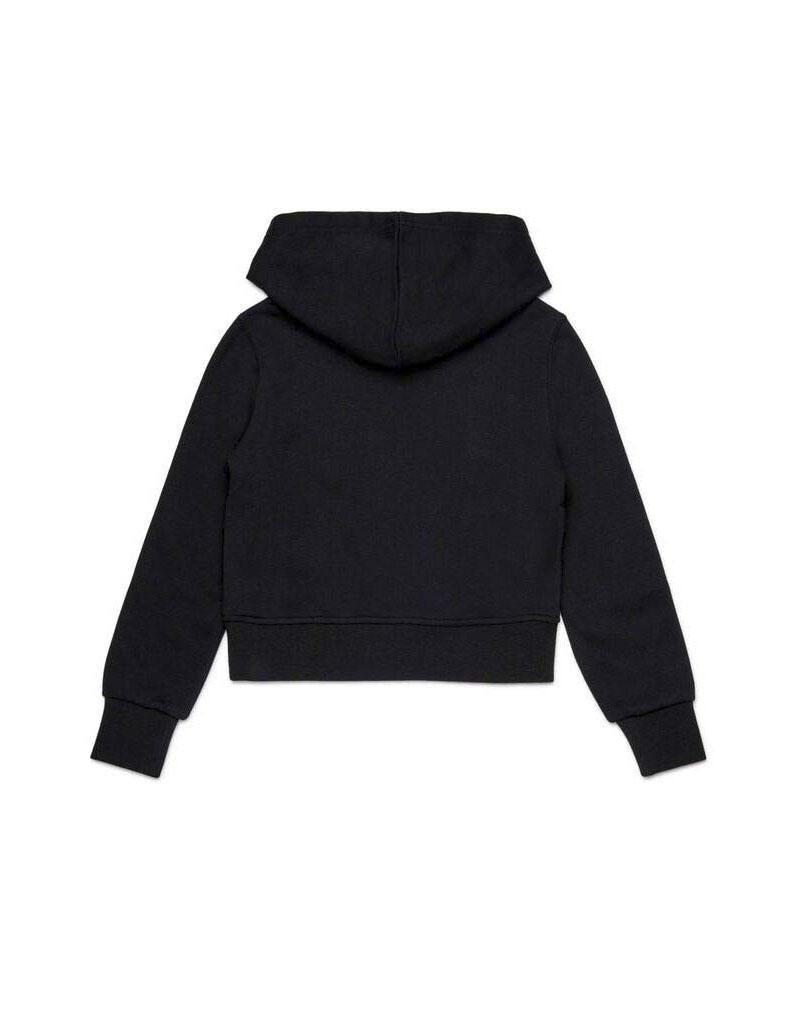 Diesel felpa con cappuccio Sasyhood nero J02416-KYAX3 K900 DIESEL 