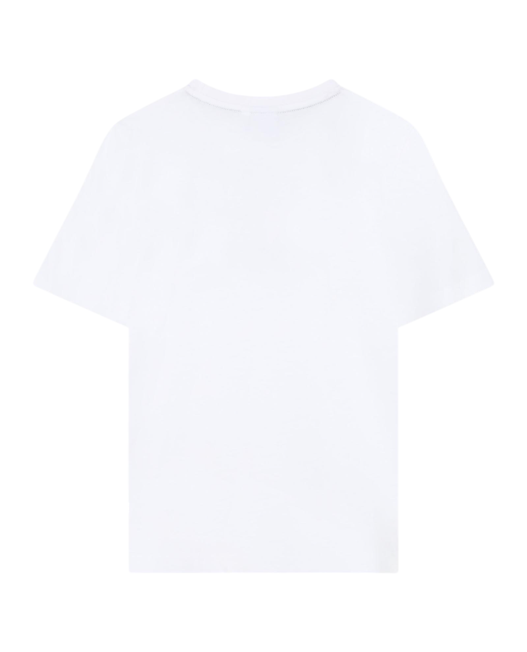Boss T-shirt bambino manica corta con logo bianco J52979 BIANCO BOSS 