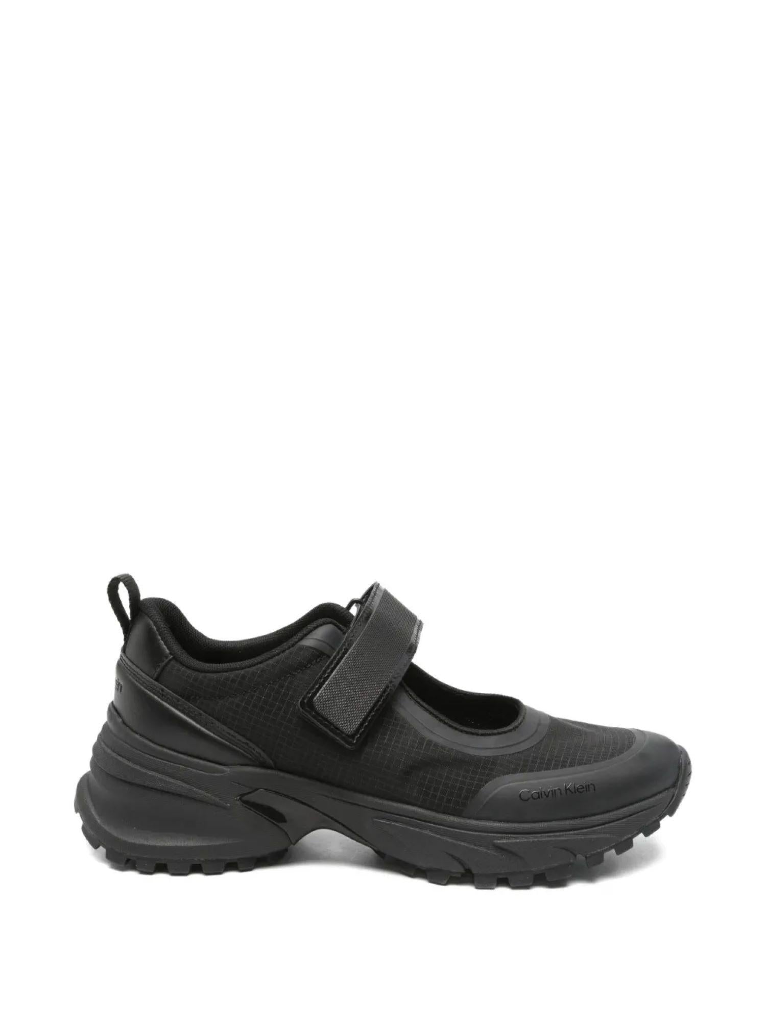 Calvin Klein sneakers donna Hike runner slip on con velcro nero HW0HW03141 0GJ Calvin Klein Footwear 