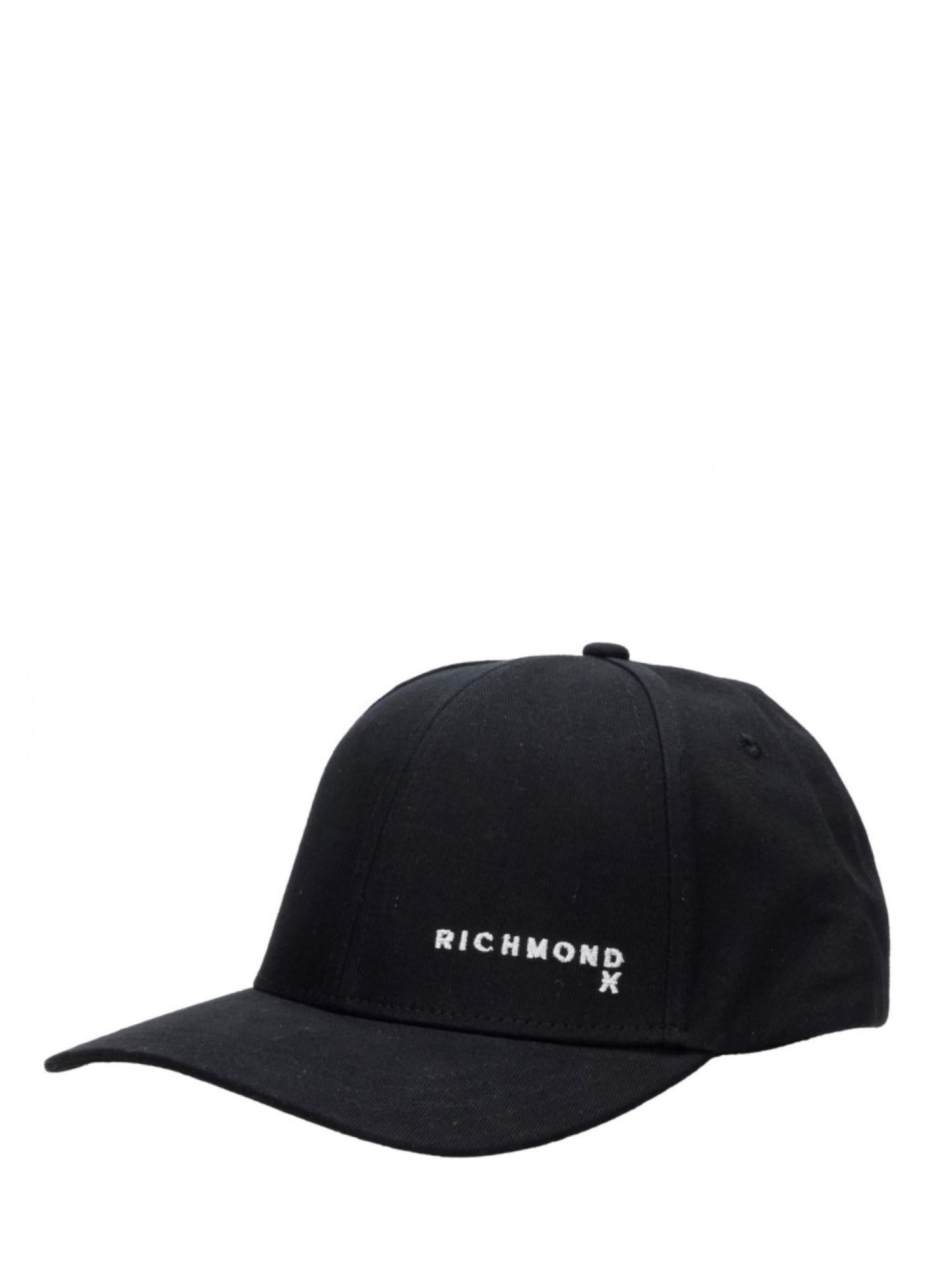 John Richmond cappello da baseball con logo nero UMP25293BT BLACK John RICHMOND 