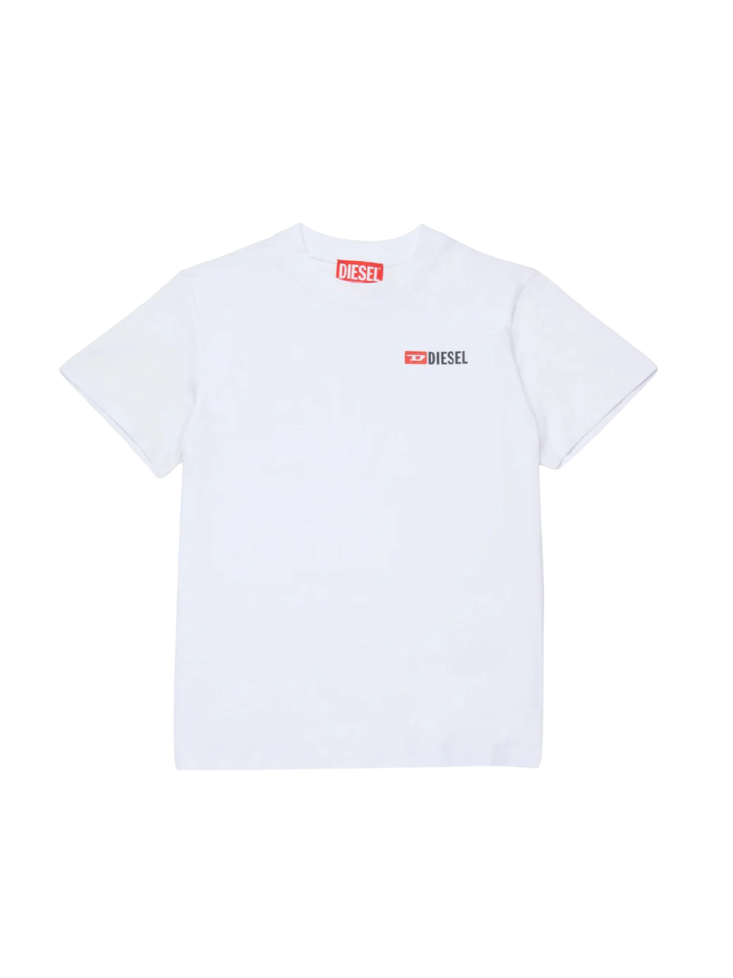 Diesel T-shirt bambino Utrim in cotone stretch bianco J02691-KYATR K100 DIESEL 