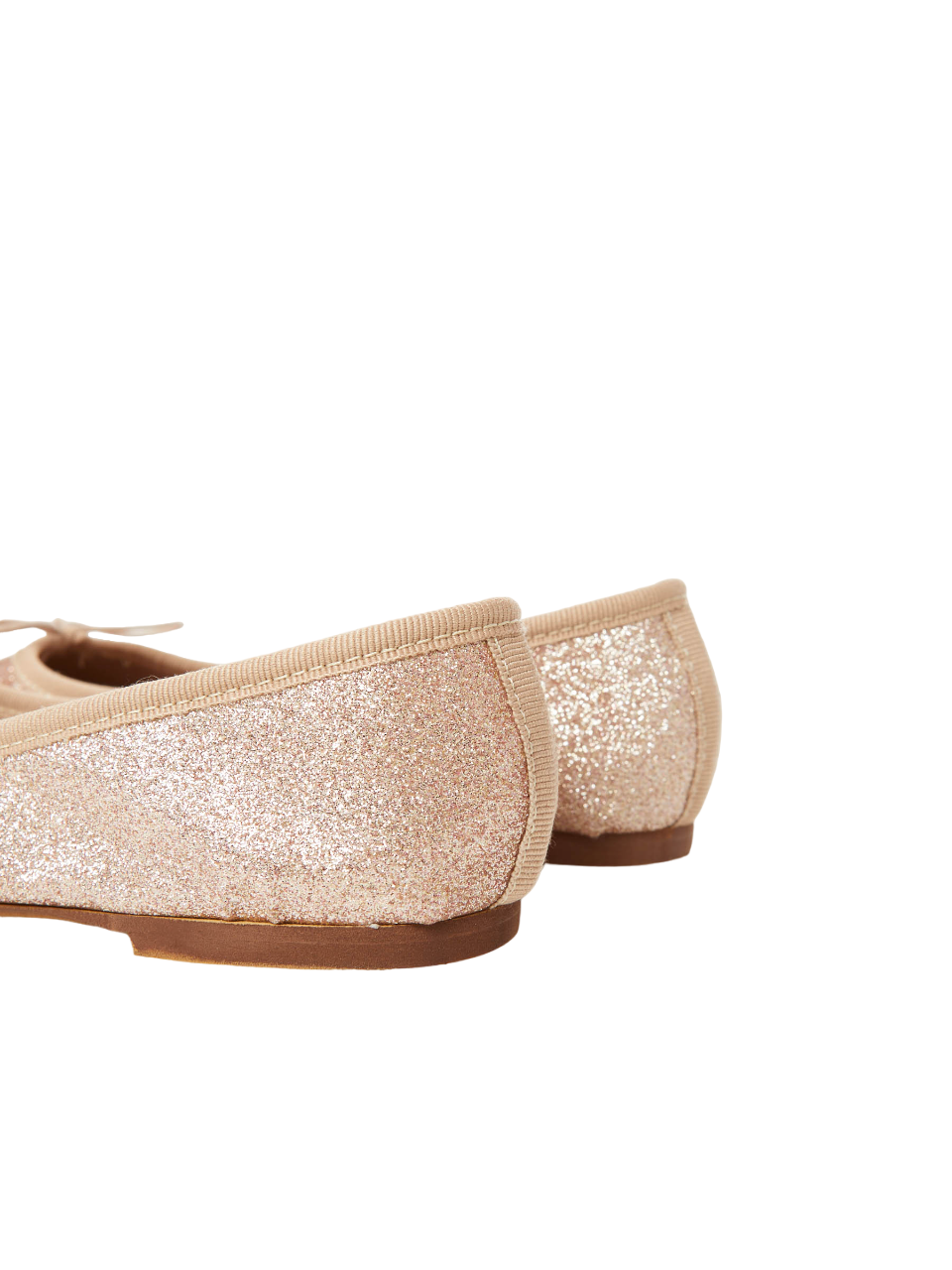 Ovyè ballerine glitterate Barbara rosa cipria NJ5034GLI CIPRIA Ovyè 