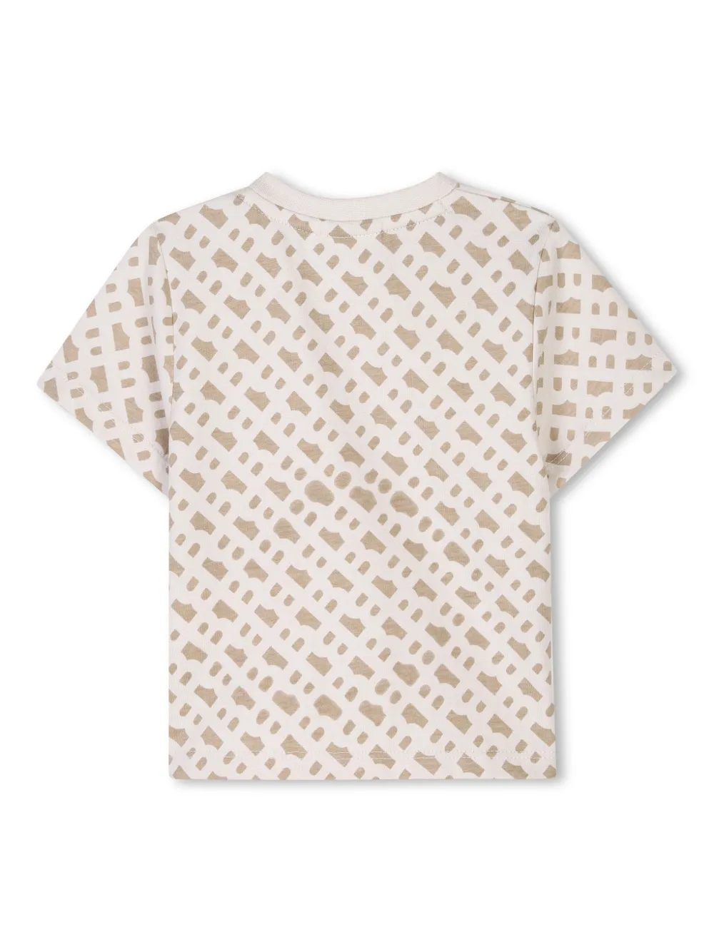 Boss T-shirt manica corta in fantasia beige J52106 SABBIA BOSS 