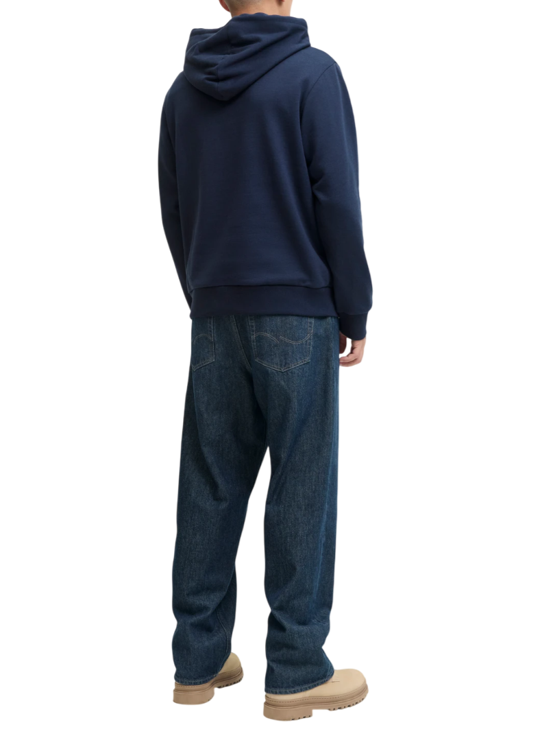 Jack&Jones felpa uomo con cappuccio blu 12279261 SKY CAPTAIN JACK&JONES 