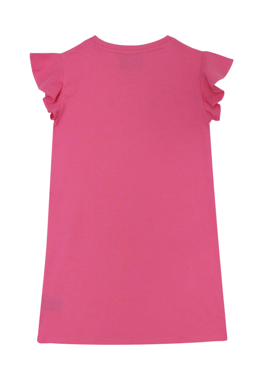 John Richmond abito Krapina maniche corte con logo multicolor fucsia RGP25159VE BARBIE John RICHMOND 