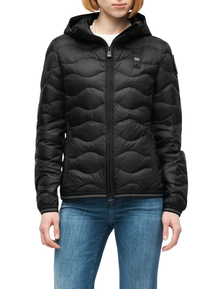Blauer giubbino imbottito donna Camelia con cappuccio nero 26SBLDC03169-007455 999 BLAUER 
