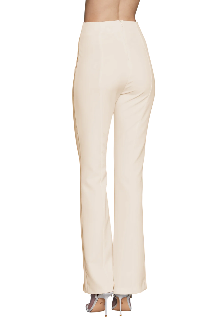 Relish pantaloni flare a vita alta Pietres avorio PIETRES 1115 RELISH 
