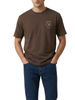 Calvin Klein Jeans T-shirt uomo manica corta con logo marrone