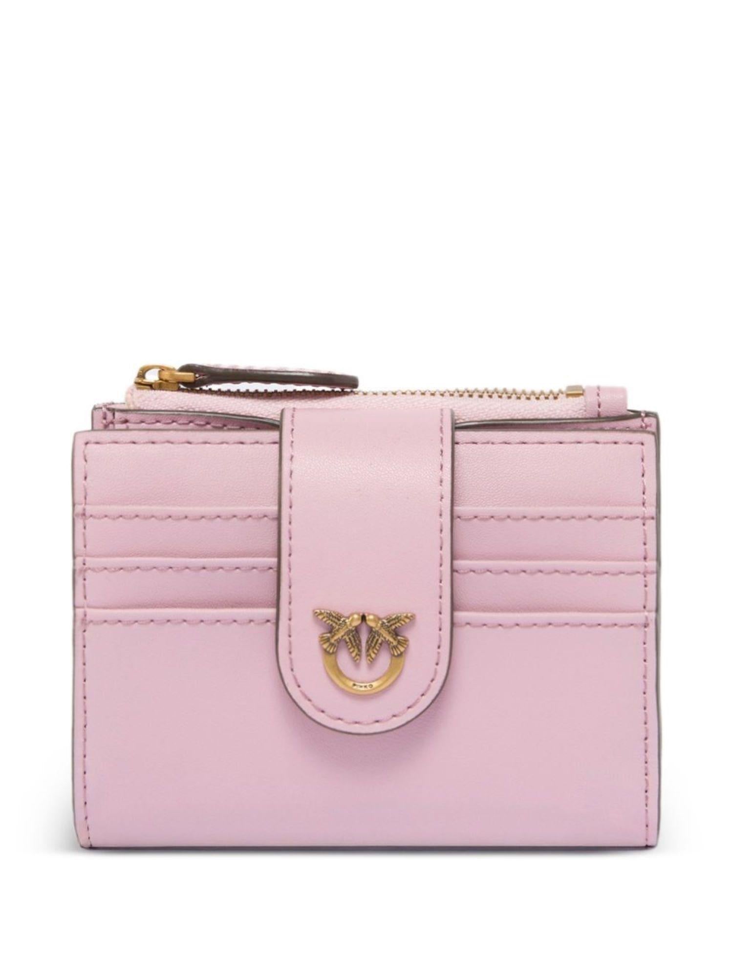 Pinko portafogli in pelle Multi Purpose rosa 103610-A0F1 P26Q PINKO 