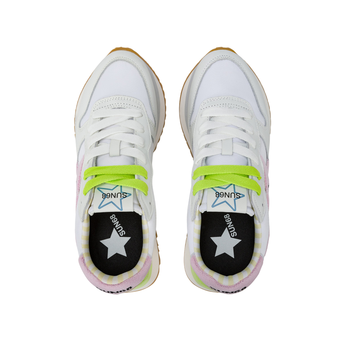 SUN68 Z35215BIANCO-ROSA