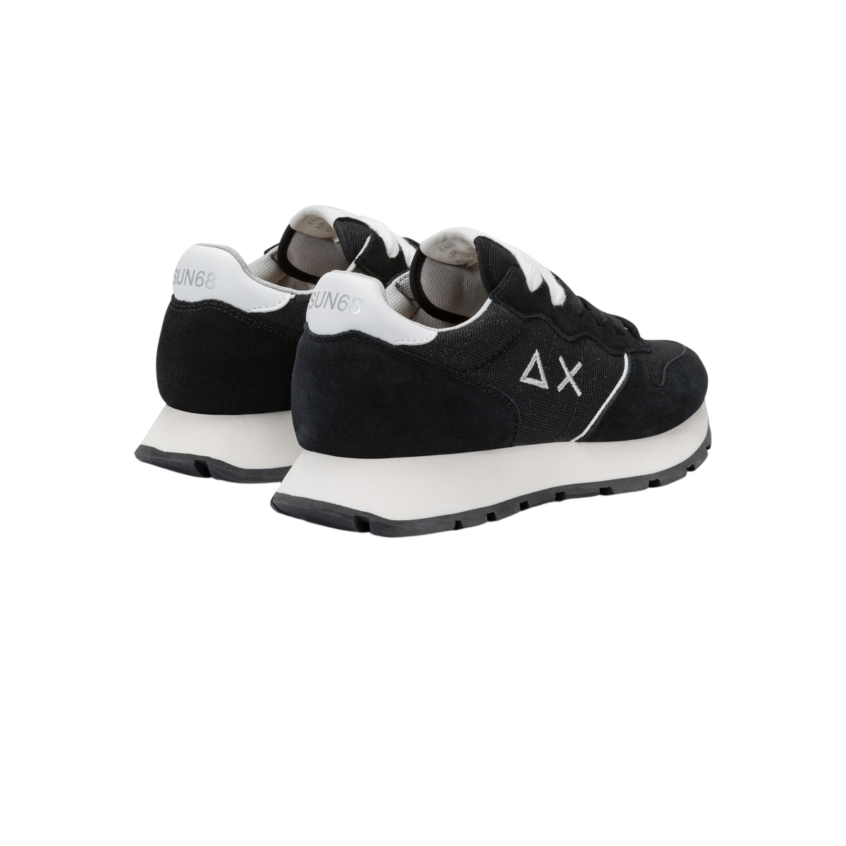 Sun68 sneakers Ally Glitter in suede e nylon nero Z35203 NERO SUN68 