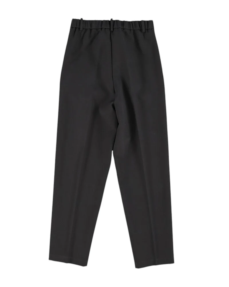 Patrizia Pepe pantaloni bambina vita alta slim nero 7P0295-A555 K103 PATRIZIA PEPE 