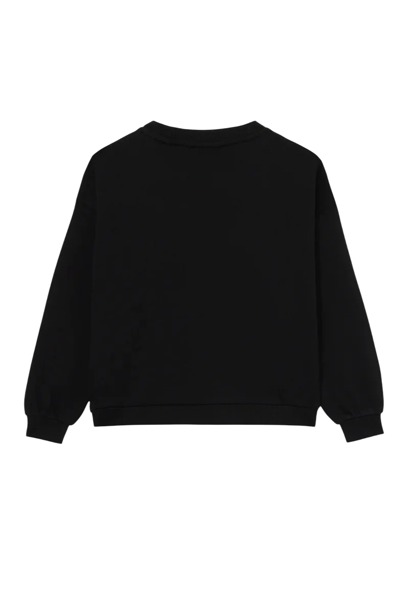 Calvin Klein Jeans felpa bambina con logo monogram nero IG0IG02970 BEH Calvin Klein Jeans 