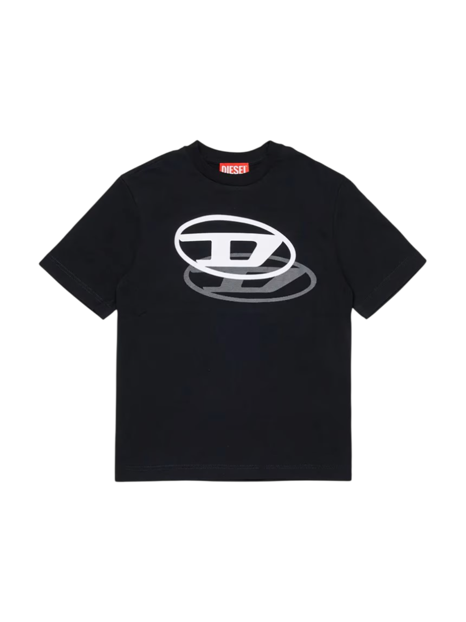 Diesel T-shirt bambino manica corta con logo nero J02601-00YI9 K900 DIESEL 