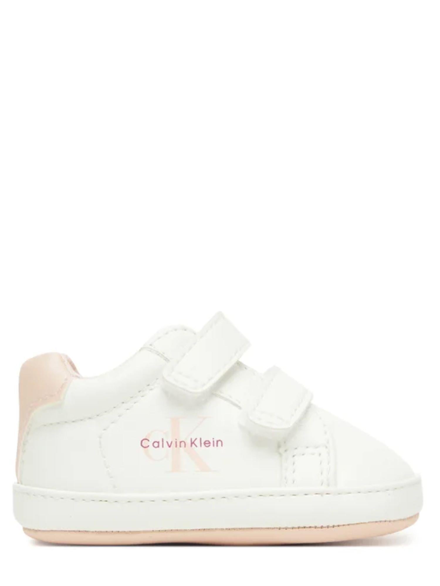 Calvin Klein scarpette neonata con strappi bianco V0A9-83080-1582 A704 Calvin Klein Footwear 