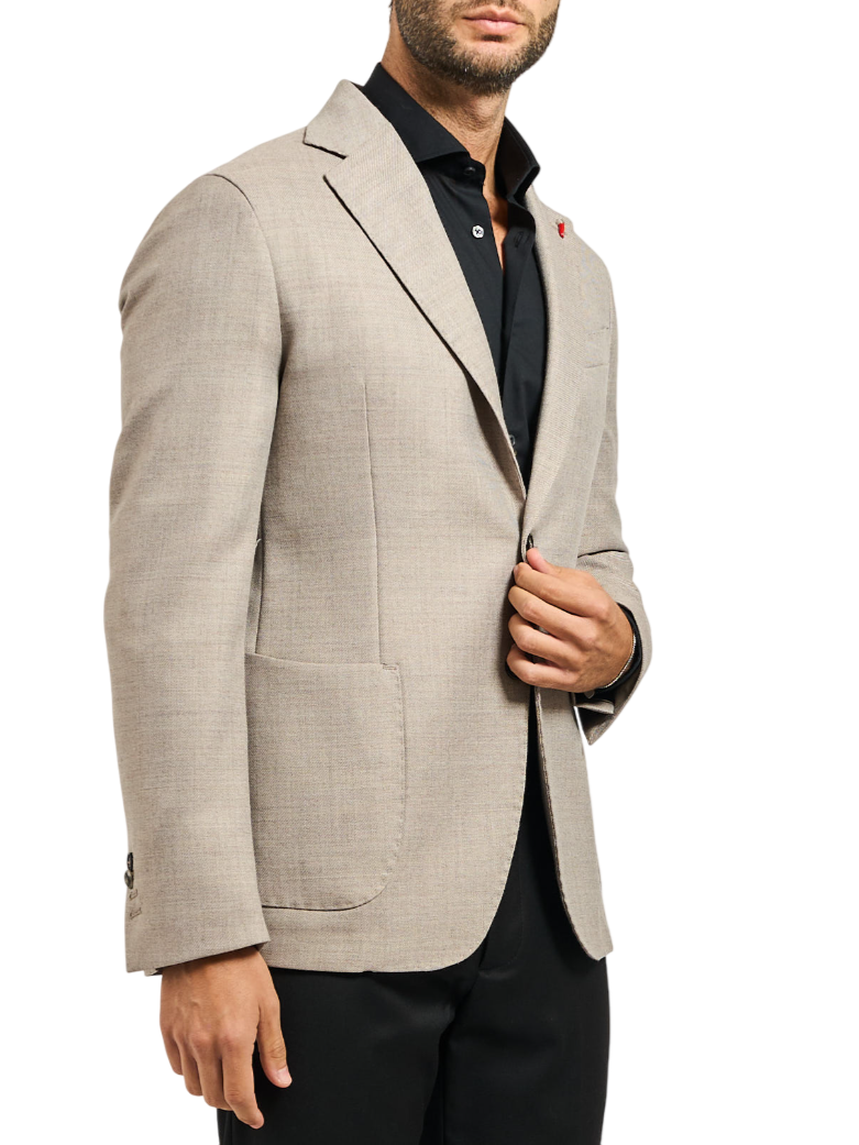 Mulish giacca blazer uomo monopetto tortora TORONTO-GKS602 FANGO MULISH 