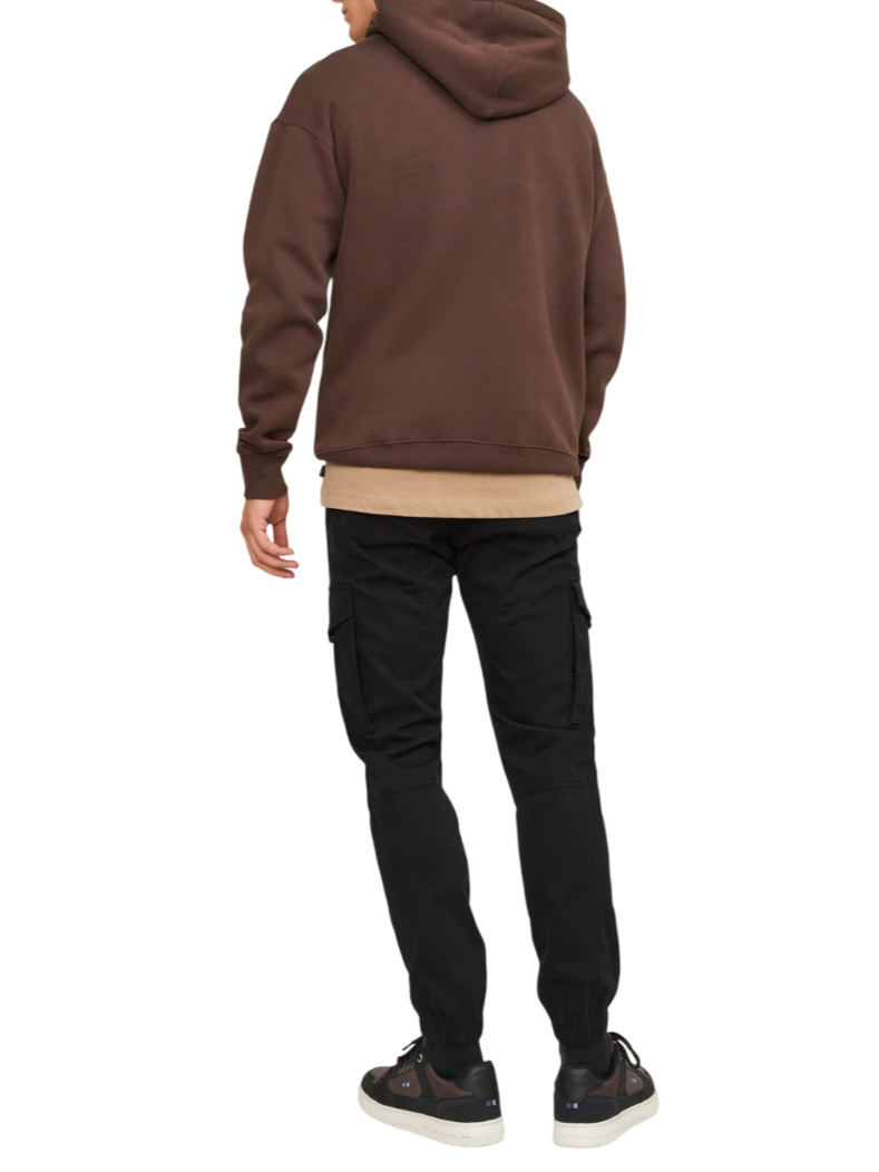 Jack&Jones pantaloni cargo uomo Jpstpaul nero 12139912 BLACK JACK&JONES 