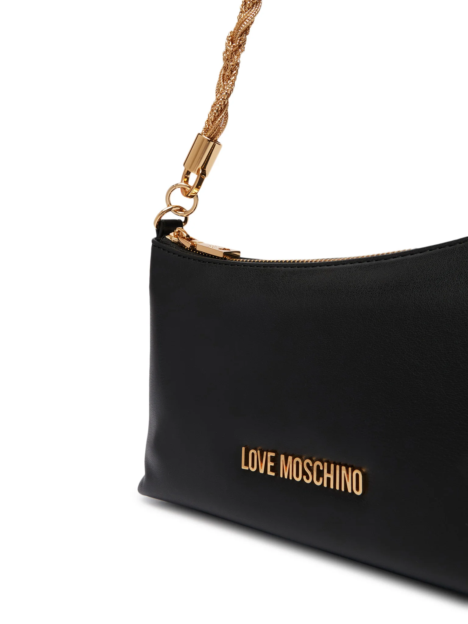 Love Moschino borsa in ecopelle con manico gioiello nero JC4143PP1O-LX0 000 MOSCHINO LOVE 