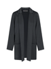 Lola by Sandro Ferrone giacca blazer in enver satin nero