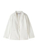 Patrizia Pepe giacca blazer bambina in tessuto crepe panna