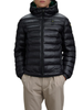 Blauer piumino uomo Charles con cappuccio nero verde