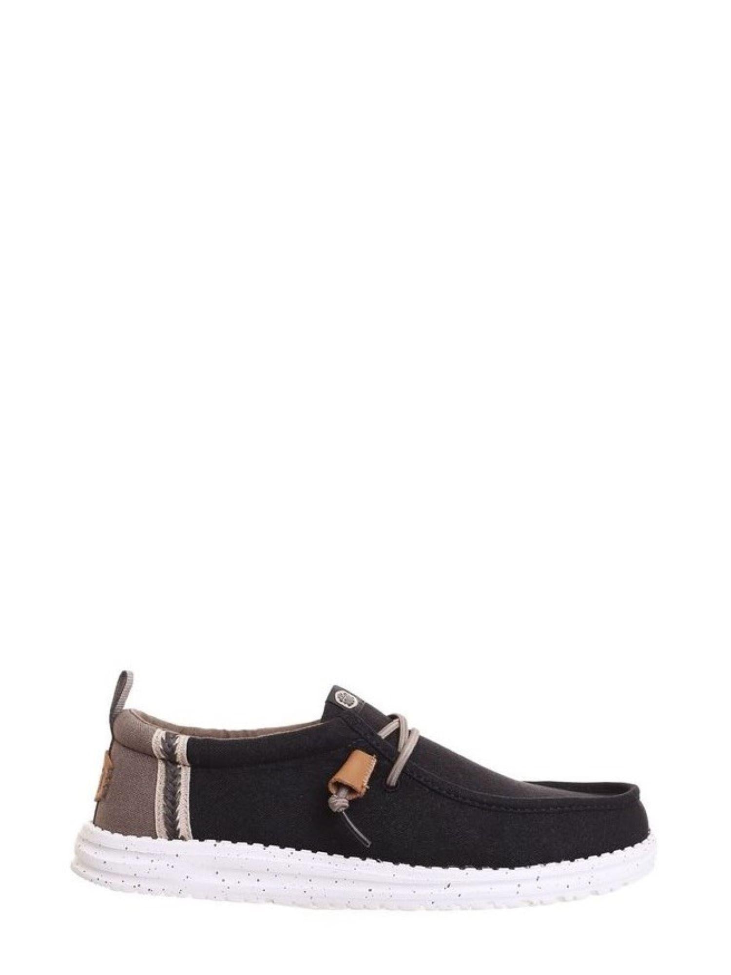Hey Dude mocassino Wally Craft in lino nero 43086 02M HEY DUDE 