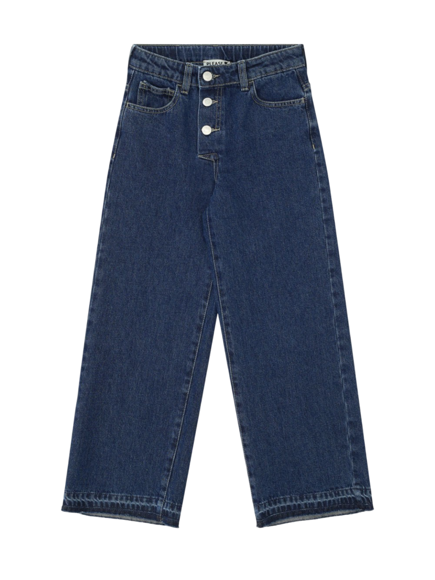 Please jeans a palazzo bambina lavaggio medio PH39010G78 1670 PLEASE KID 