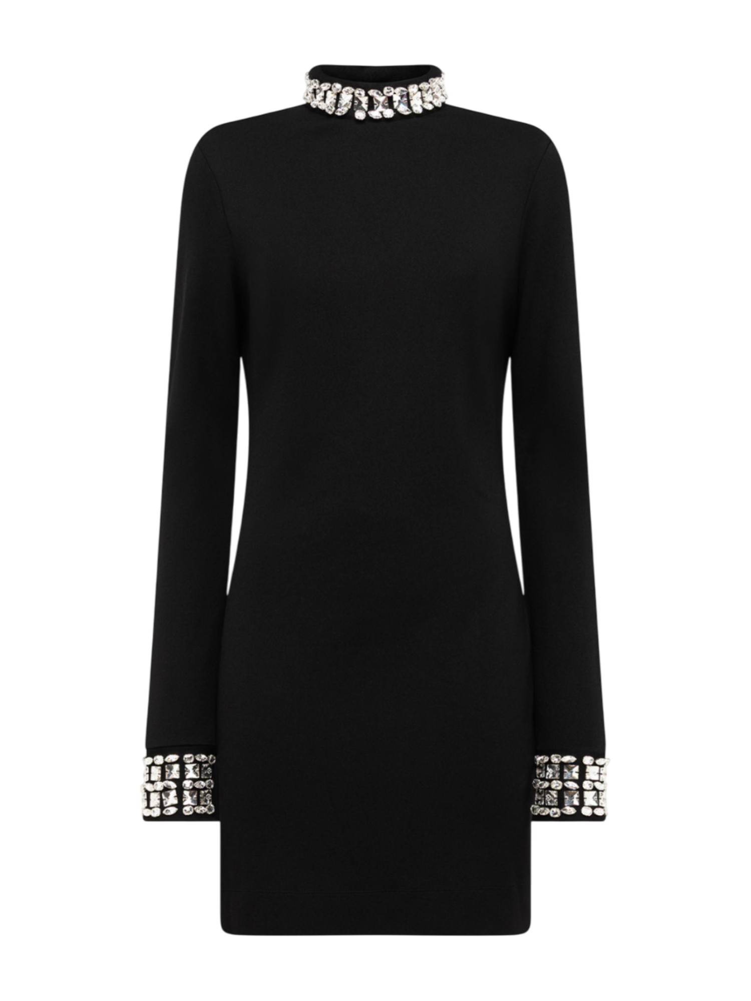 Blugirl abito corto con dettagli gioiello nero RF5278J4762 22222 BLUGIRL 